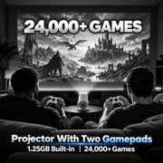 P30 Max 4K Projector & Game Console, 24,000+ Games