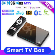 H96 MAX M9S Android 14 8K AI TV Box