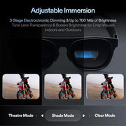One Pro AR Glasses with X1 Chip, 171" 120Hz FHD Display, Native 3 Dof