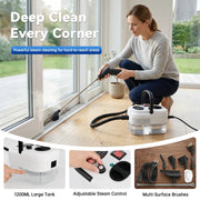 Portable High-Temperature Steam Cleaner with Accessories