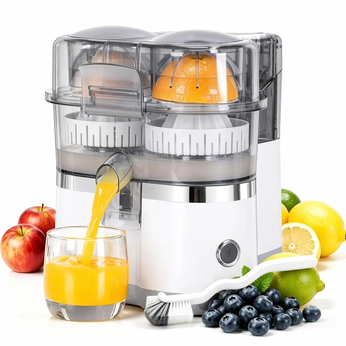 Dual-Head Automatic Electric Citrus Juicer