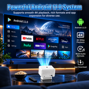 P50 4K WiFi Projector with Android 11