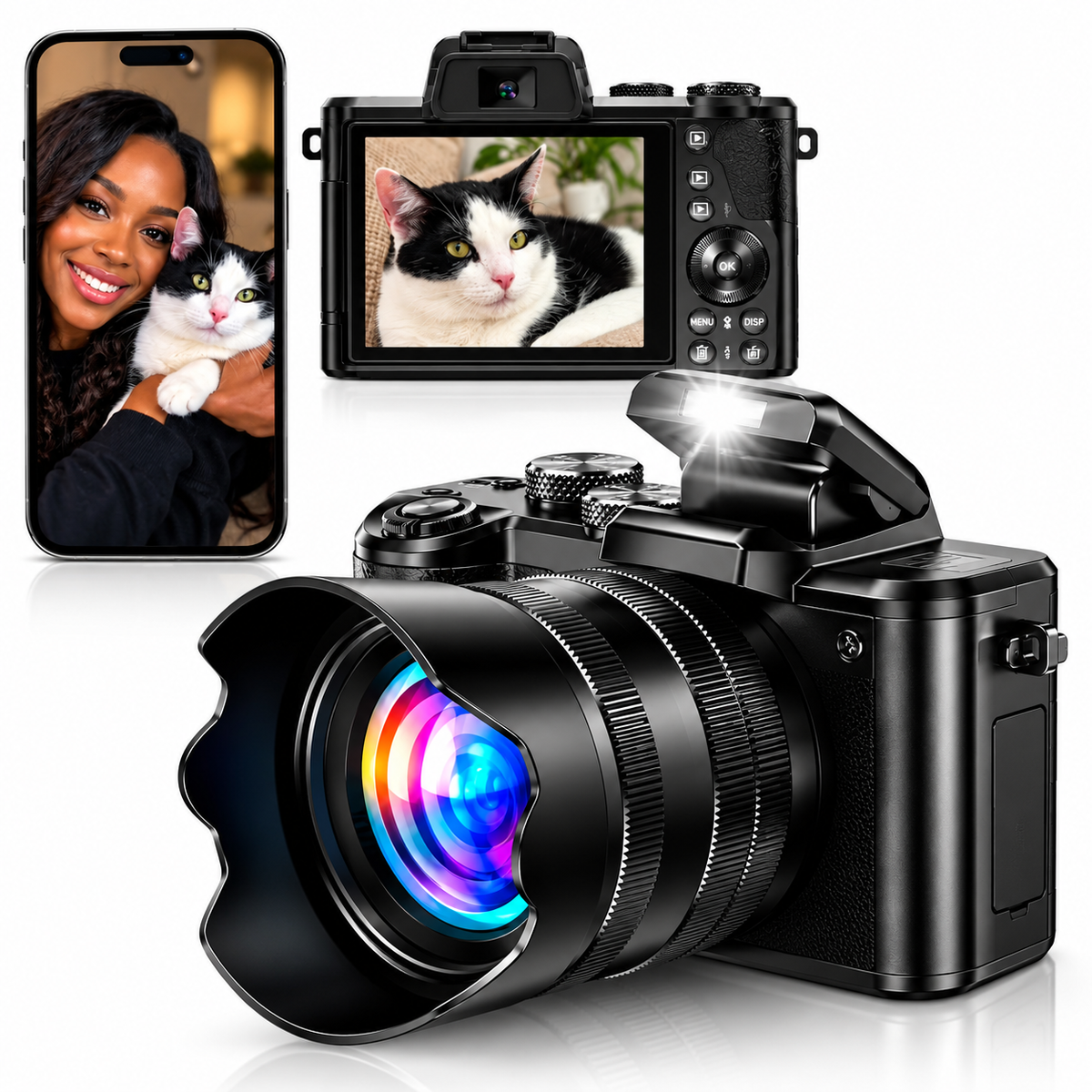 88MP 8K WiFi Dual-Lens Camera