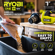 RYOBI ONE+ 18V Cordless Handheld Vacuum Kit 