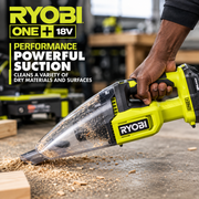 RYOBI ONE+ 18V Cordless Handheld Vacuum Kit 