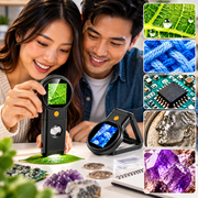 500X Foldable Digital Microscope with 2-Inch Screen