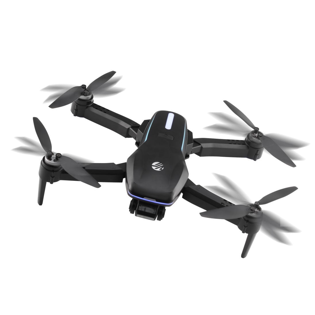 Sky Flow 4K Aerial Camera Drone Image Stabilization & Carrying Case, Black
