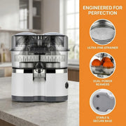 Dual-Head Automatic Electric Citrus Juicer